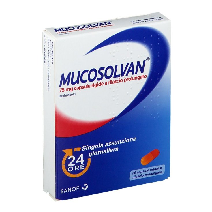 Mucosolvan 75mg Sanofi 20 Capsule Rilascio Prolungato