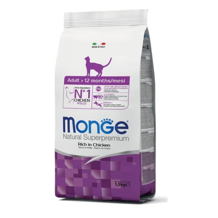Natural Superpremium Adult Ricco di Pollo - 1,50KG