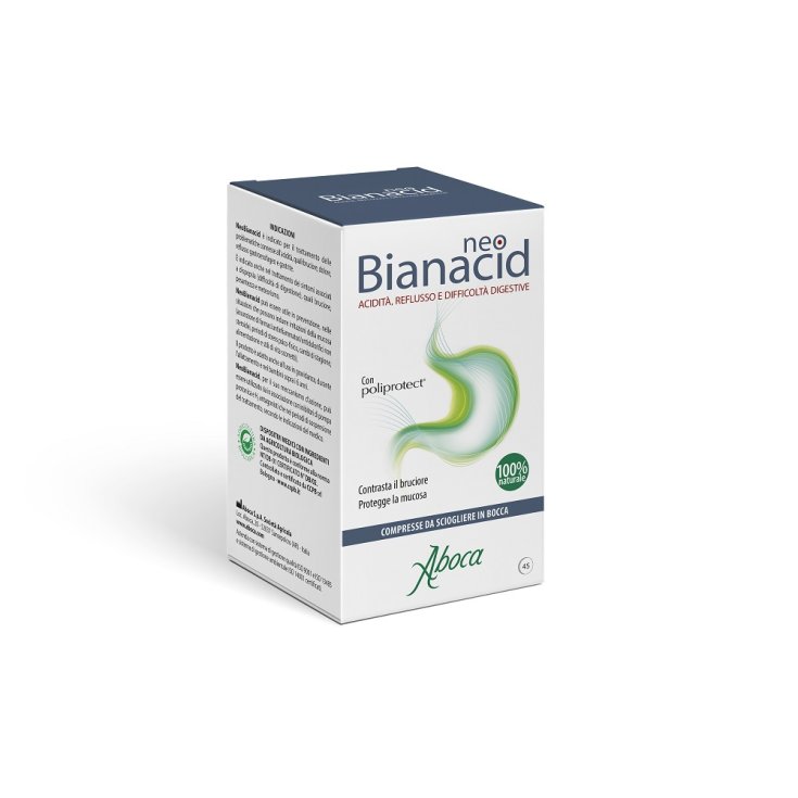 NeoBianacid Aboca 45 Compresse Masticabili NeoBianacid Aboca 45 Compresse Masticabili