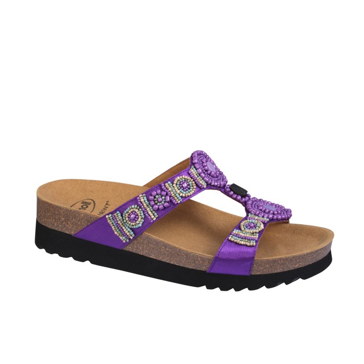 New Bogot&agrave; Scholl&reg; Sandalo Donna Bioprint&reg; Viola Misura 37