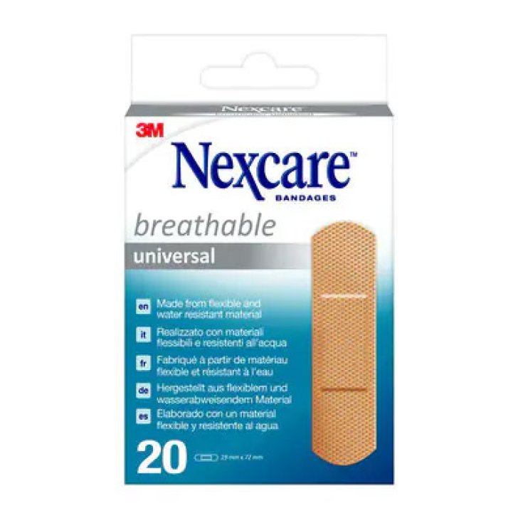Cerotti Nexcare&trade; Universal Breathable 19mm x 72mm 3M 20 Pezzi Rif. N0320NS-0