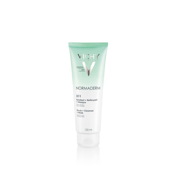 Vichy Normaderm Crema Detergente e Maschera Esfoliante per tutti i tipi di pelle 125 ml