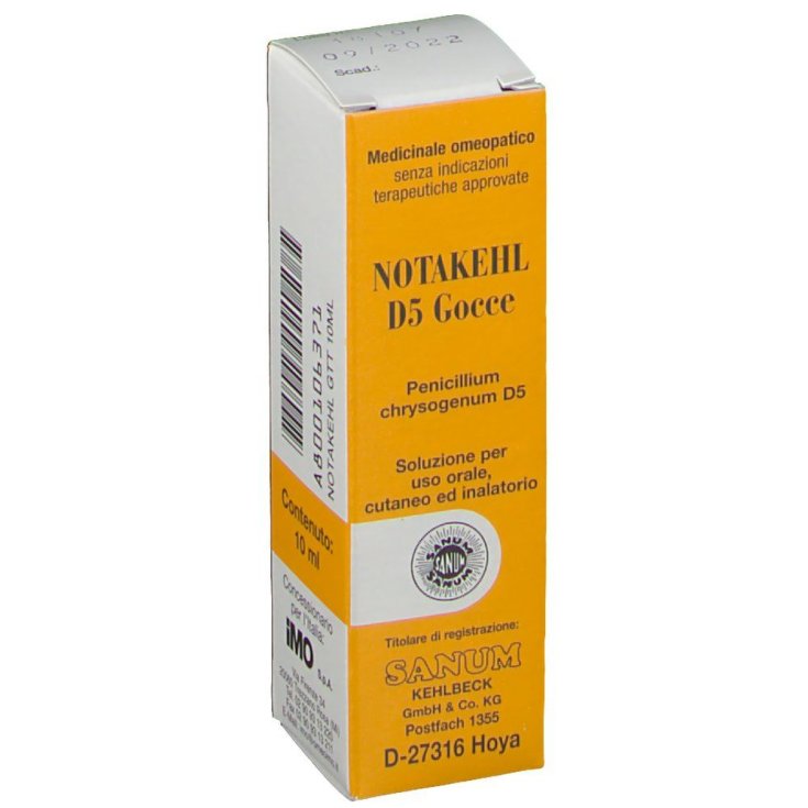 Notakehl D5 Gocce Sanum 10ml Notakehl D5 Gocce Sanum 10ml