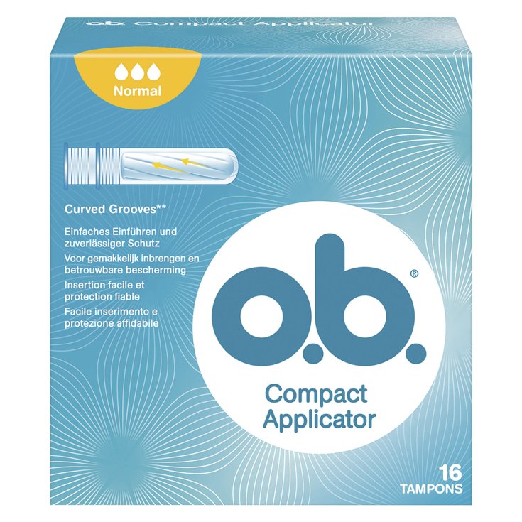o.b.&reg; Compact Applicator - Normal 16 Pezzi
