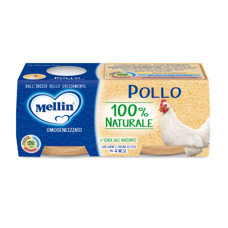 Omogeneizzato Di Carne Pollo Mellin 2x80g