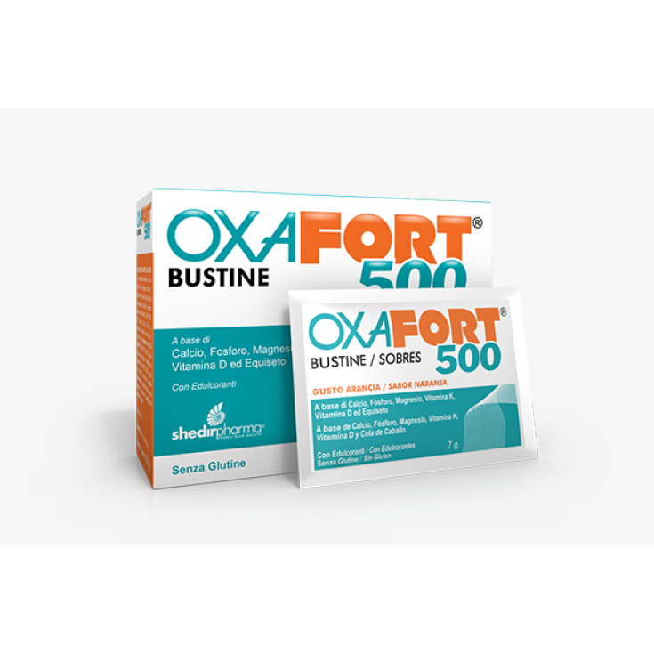 Oxafort&reg; 500 ShedirPharma&reg; 18 Bustine Effervescenti Gusto Arancia