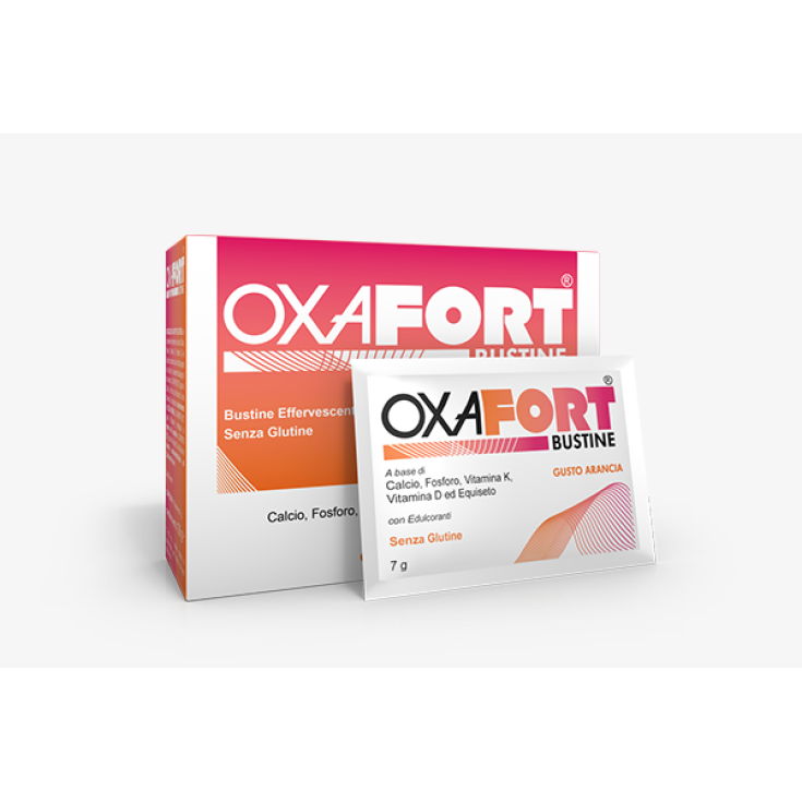 Oxafort&reg; ShedirPharma&reg; 18 Bustine Effervescenti Gusto Arancia