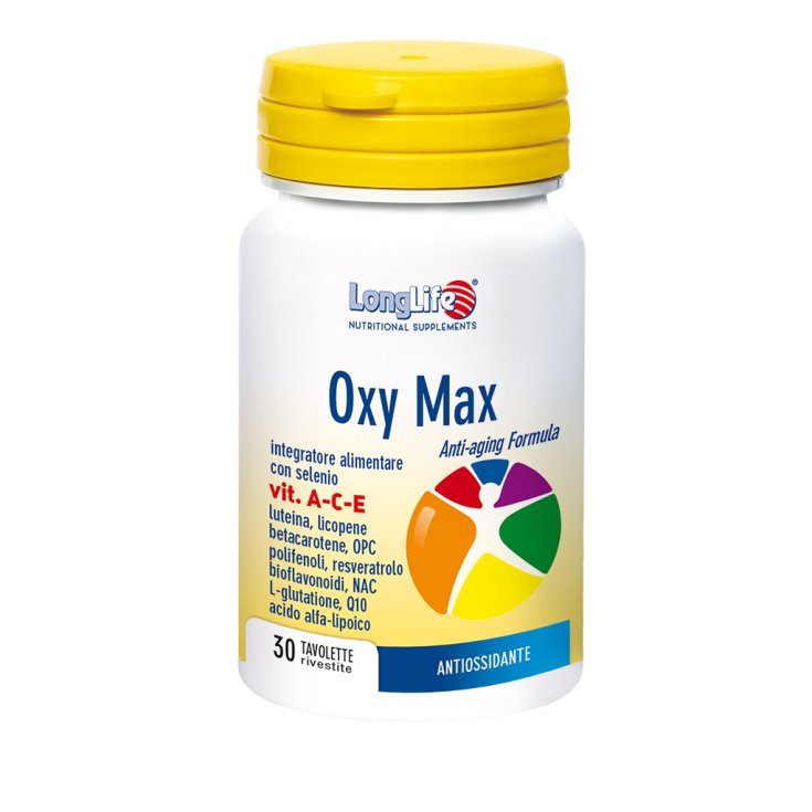 Oxy Max A-C-E LongLife 30 Tavolette Rivestite Oxy Max A-C-E LongLife 30 Tavolette Rivestite