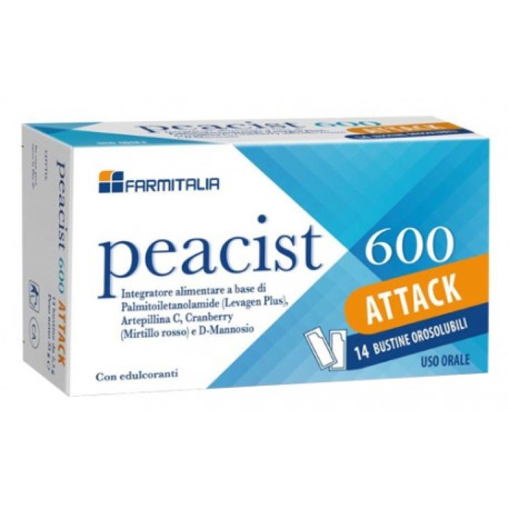 Peacist 600 Attack Farmitalia 14 Bustine Orosolubili