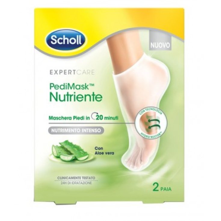 PediMask Nutriente con Aloe Vera Scholl 2 Calzini
