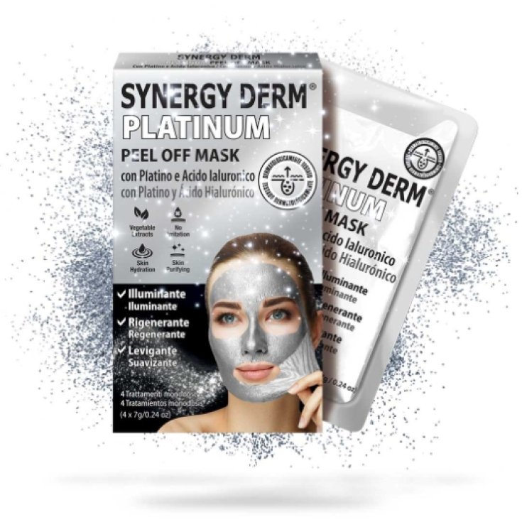 Platinum Peel Off Mask Synergy Derm 4 Trattamenti