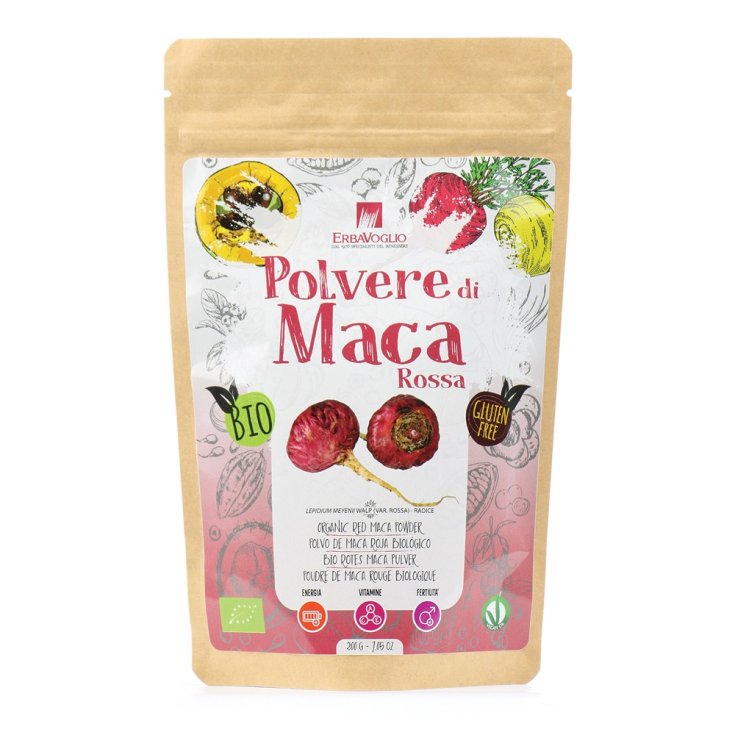 Polvere Di Maca Rossa Bio ErbaVoglio 200g