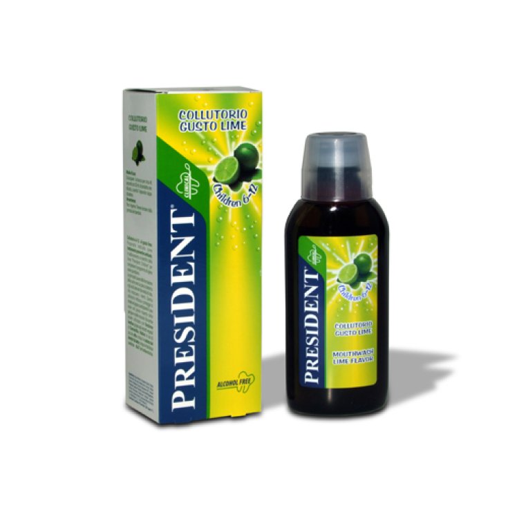 PresiDent Children 6-12 Colluttorio Gusto Lime 250ml