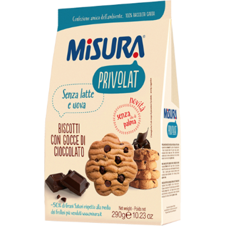 Privolat Biscotti Gocce Di Cioccolato Misura 290g