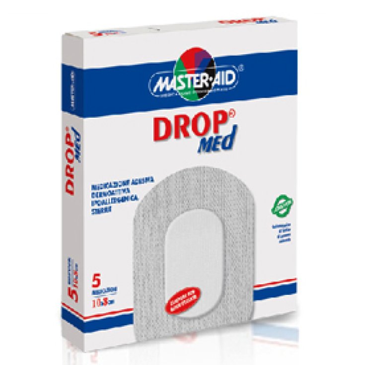 Master-Aid&reg; Drop&reg; Med Medicazione In Morbido Tessuto Non Tessuto 10.5x30 cm 3 Pezzi