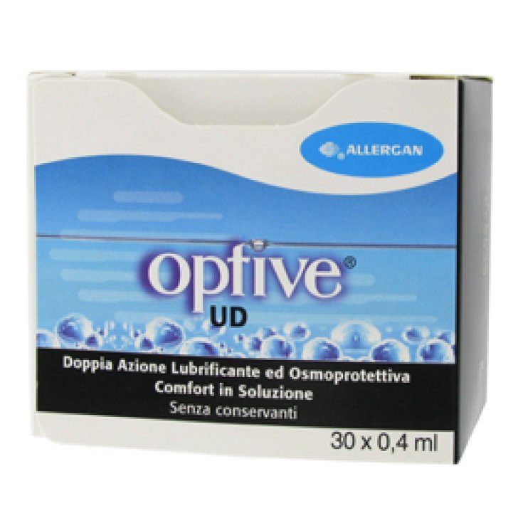 Allergan Optive Ud Doppia Azione Lubrificante Comfort in Soluzione 30 Flaconcini Da 0,4ml
