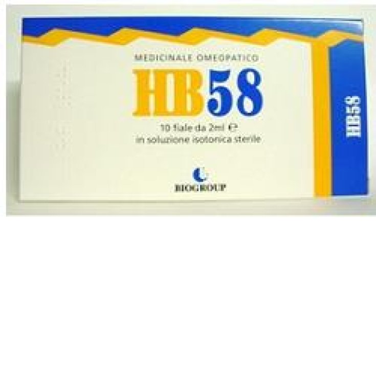 Biogroup Hb 58 Soluzione Idroalcolica 10x2ml