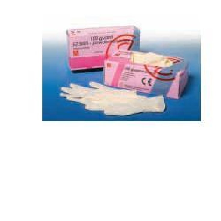 Farmac Zabban Guanto Skin In Lattice Senza Polvere Taglia XL 100 Pezzi