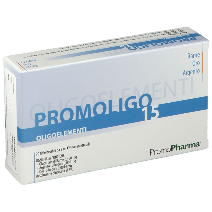 Promoligo 15 Rame Oro Argento PromoPharma 20x2ml