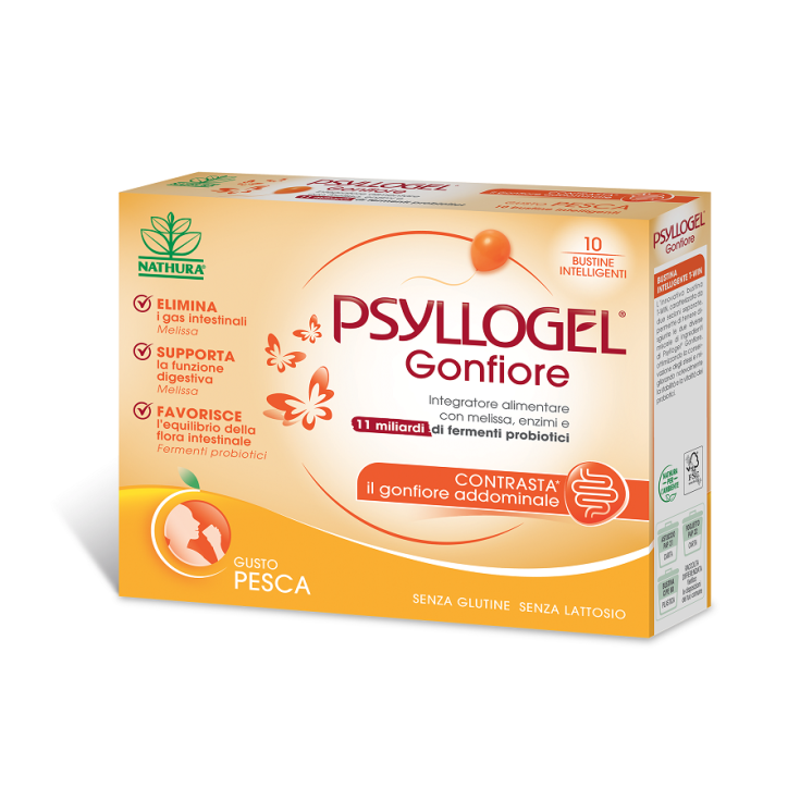 Psyllogel Gonfiore Nathura Pesca 10 Bustine