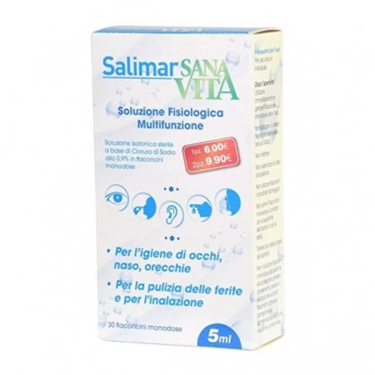 Salimar Soluzione Fisiologica SanaVita 30 Flaconcini Da 5ml