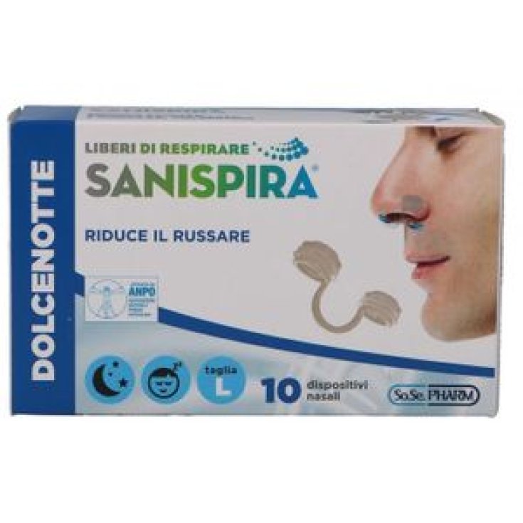 Sanispira&reg; Dolcenotte Taglia L 10 Pezzi
