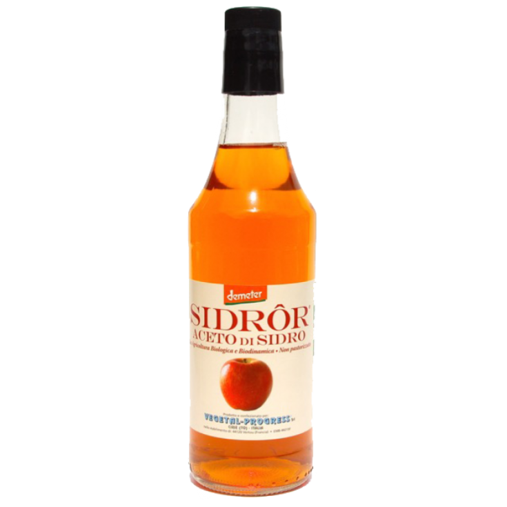 Sidr&ocirc;r Aceto Di Sidro Di Mele Vegetal Progress 500ml