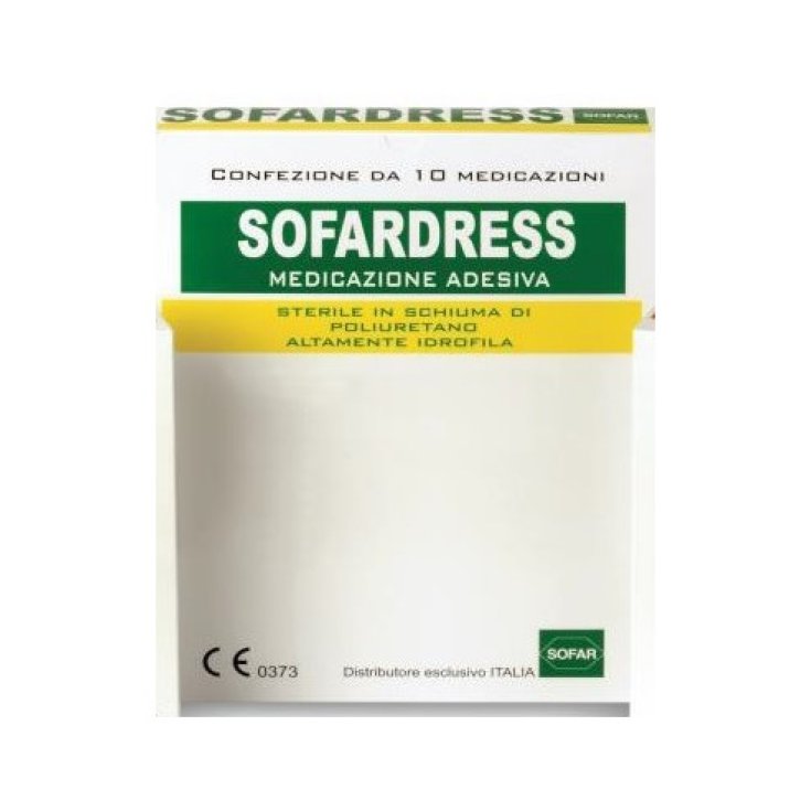 SOFARDRESS Adesivo 10x10cm 10 Medicazioni