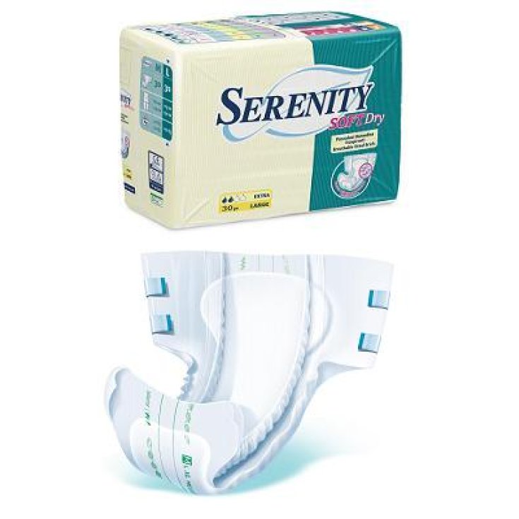Soft Dry Pannoloni Mutandina Extra Serenity Taglia Large 30 Pezzi
