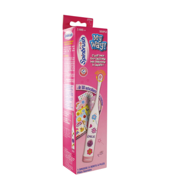 Spinbrush My Way IBSA Spazzolino Elettrico Rosa