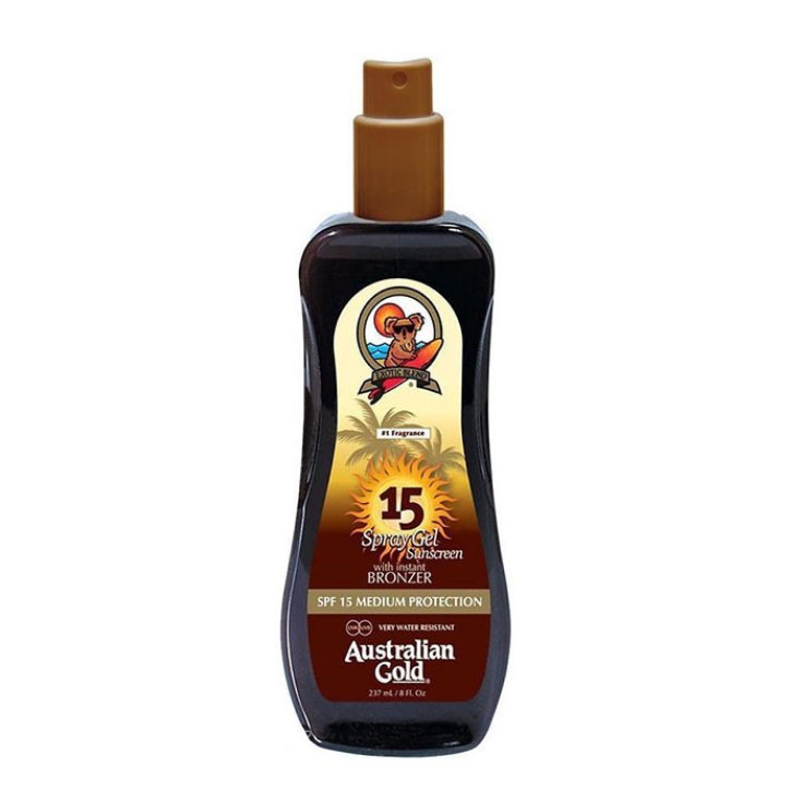 Australian Gold Spray Gel With Instant Bronzer Spf15 237ml