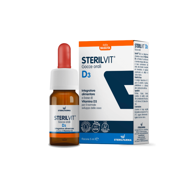 Sterilvit&reg; D3 Gocce Sterilfarma 5ml