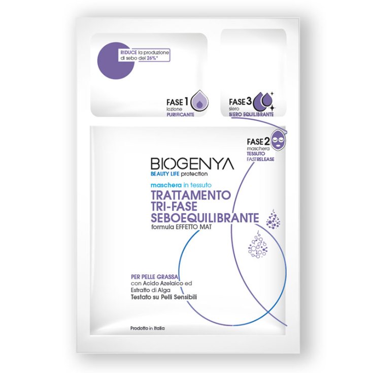 Trattamento Tri-Fase Seboequilibrante Biogenya Monodose