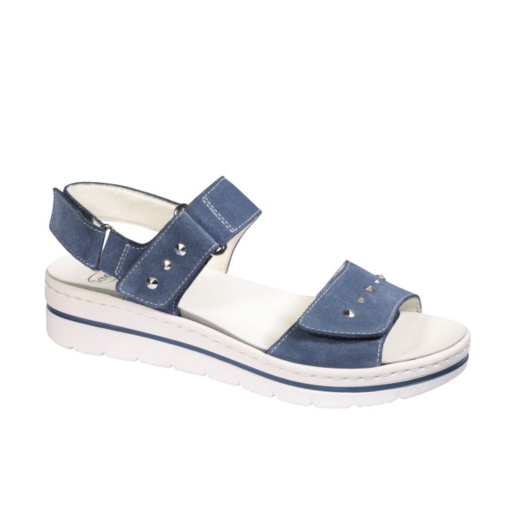 Valentina Scholl&reg; Sandalo Donna Memory Cushion&reg; Azzurro Misura 40