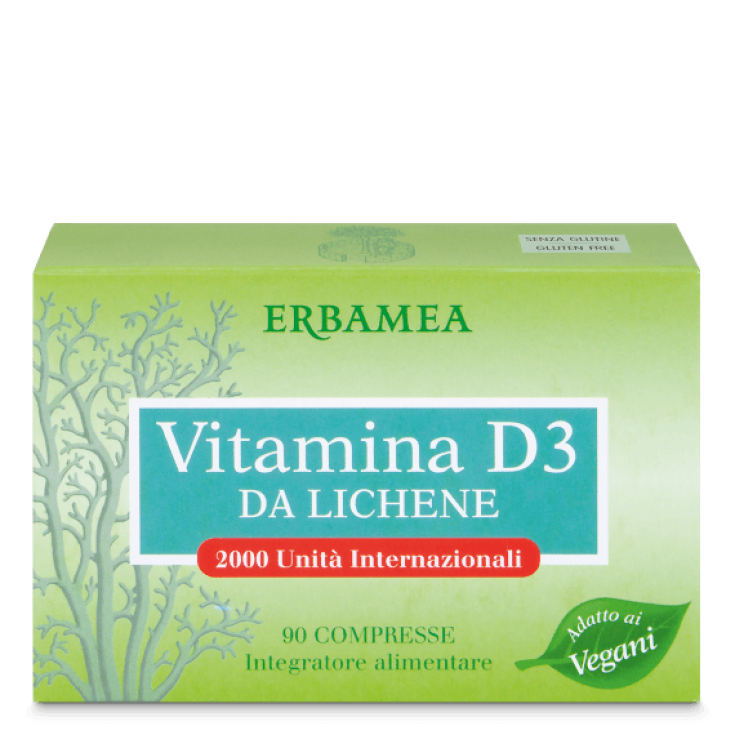 Vitamina D3 Da Lichene Erbamea 90 Compresse
