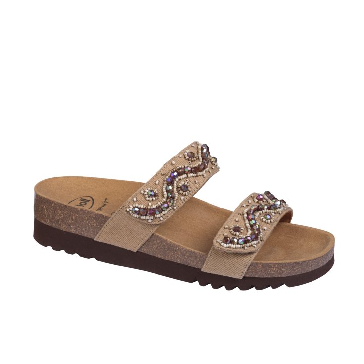Zafirah 2.0 Scholl&reg; Sandalo Donna Bioprint&reg; Beige Misura 38