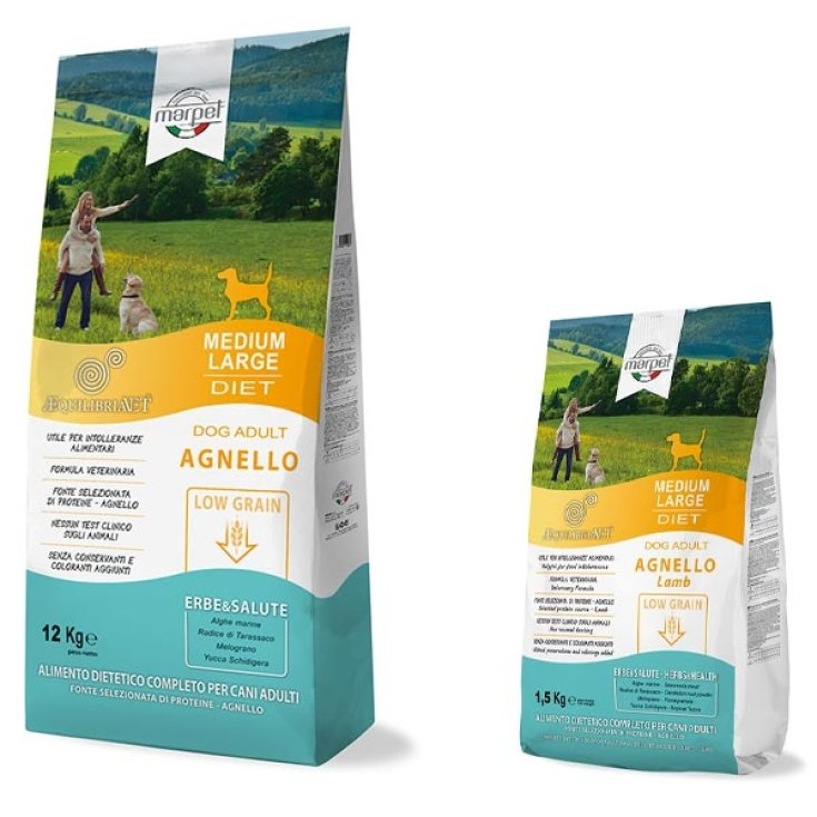 Equilibria Low Grain 100%  Agnello - 1,50KG - Medium & Large