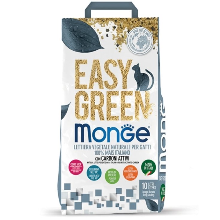 Lettiera Easy Green 100%  Mais con Carboni Attivi - 10LT