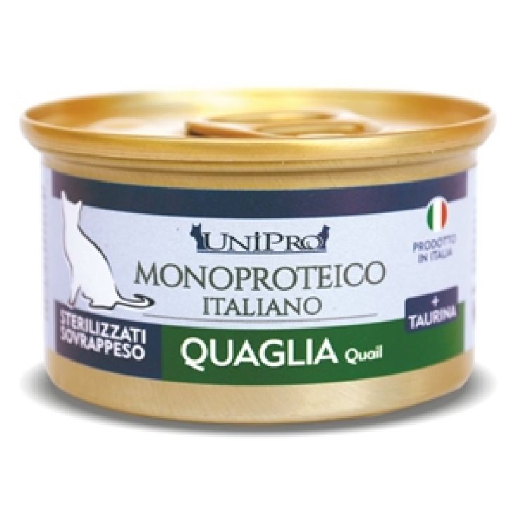 Unicamente Quaglia Sterilizzati o Sovrappeso - 85GR