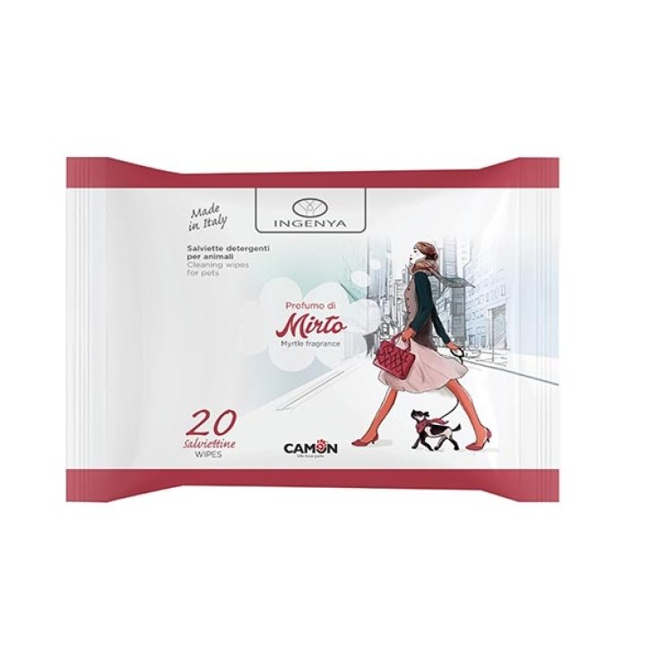 Ingenya Salviette Detergenti al Profumo di Mirto - Salviette