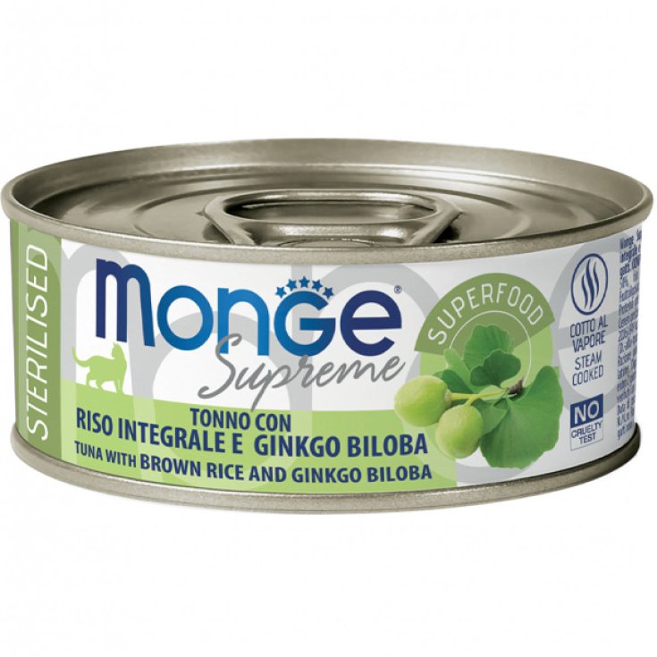 Supreme Sterilised Adult Cat Tonno Riso Integrale e Ginkgo Biloba - 80GR