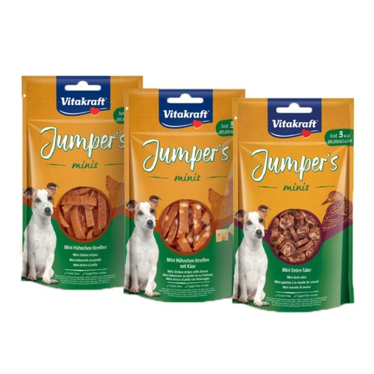Jumper&rsquo;s Mini - 80 gr - Strisce Pollo con Formaggio
