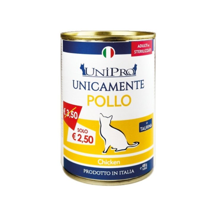 Unicamente Pollo per Gatto Adulto o Sterilizzato - 400GR
