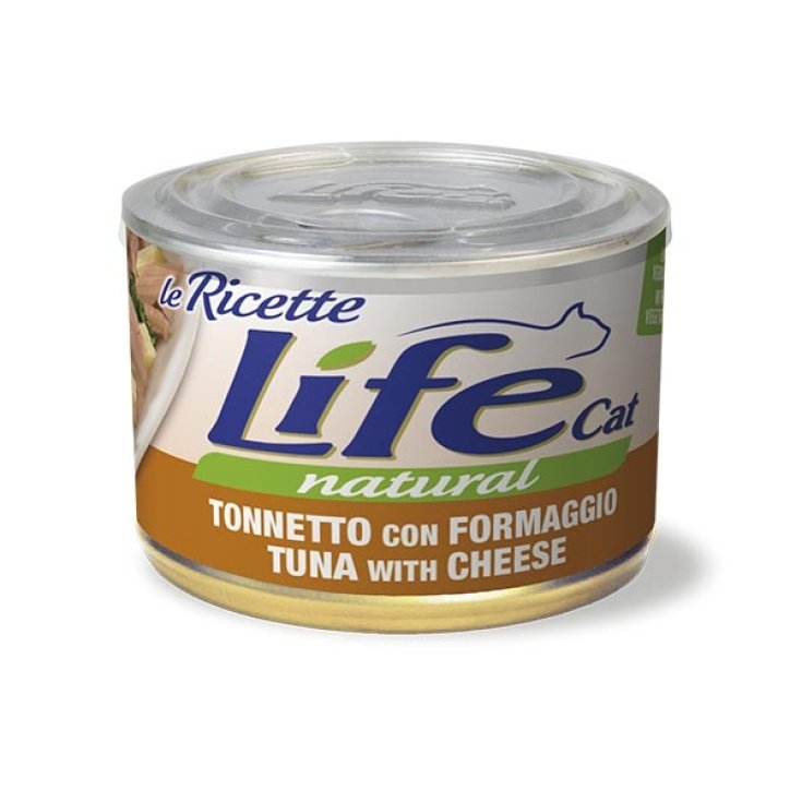 Life Cat Le Ricette Tonnetto con Formaggio e Spinaci - 150GR