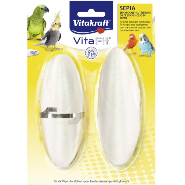 Vita Fit Osso di Seppia Naturale per Uccelli - Ossi