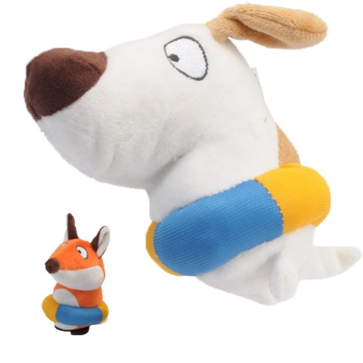 Gioco Peluche a Forma di Cane o Volpe - 14CM