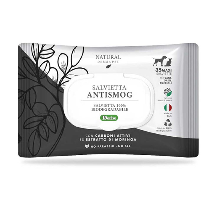 Salviette Antismog Funzionali con Carboni Attivi ed Estratto di Moringa - 35 Salviette