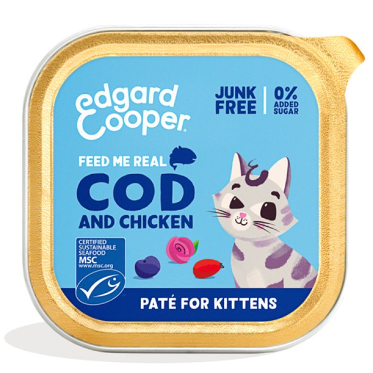 Cat Kitten Merluzzo e Pollo Pat&eacute; - 85GR
