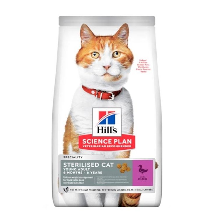 Science Plan Adult Sterilised Cat con Anatra - 7KG