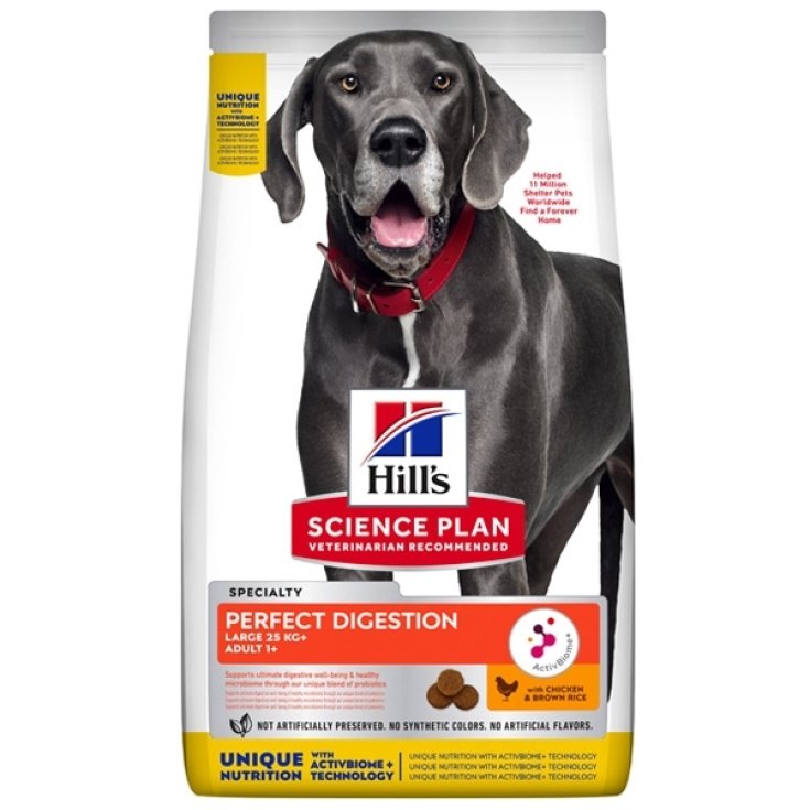 Science Plan Perfect Digestion Large Breed Adult 1+ con Pollo e Riso Integrale - 12KG